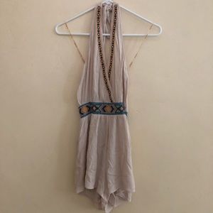 Boho Halter Romper